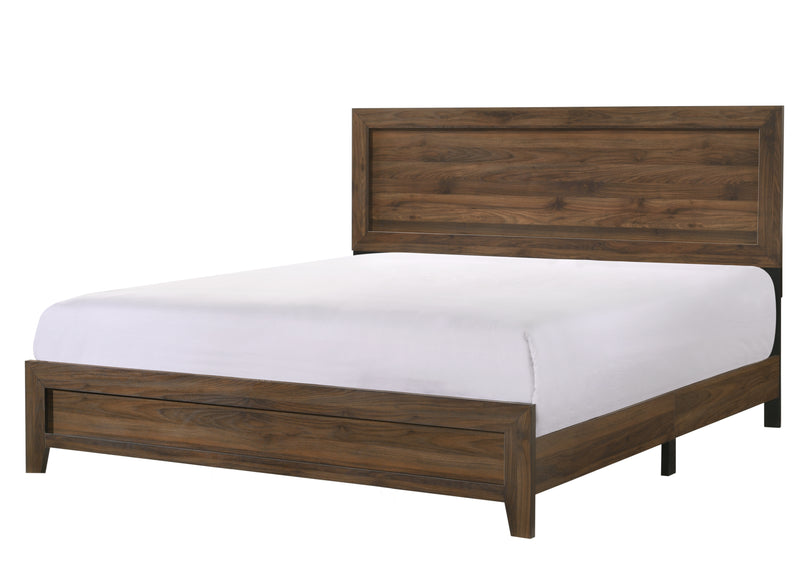 MILLIE BED IN ONE BOX -BROWN CHERRY