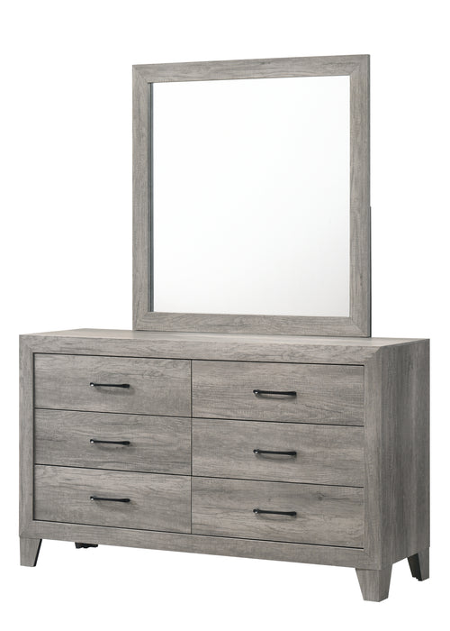 HOPKINS DRESSER MIRROR DRIFT WOOD