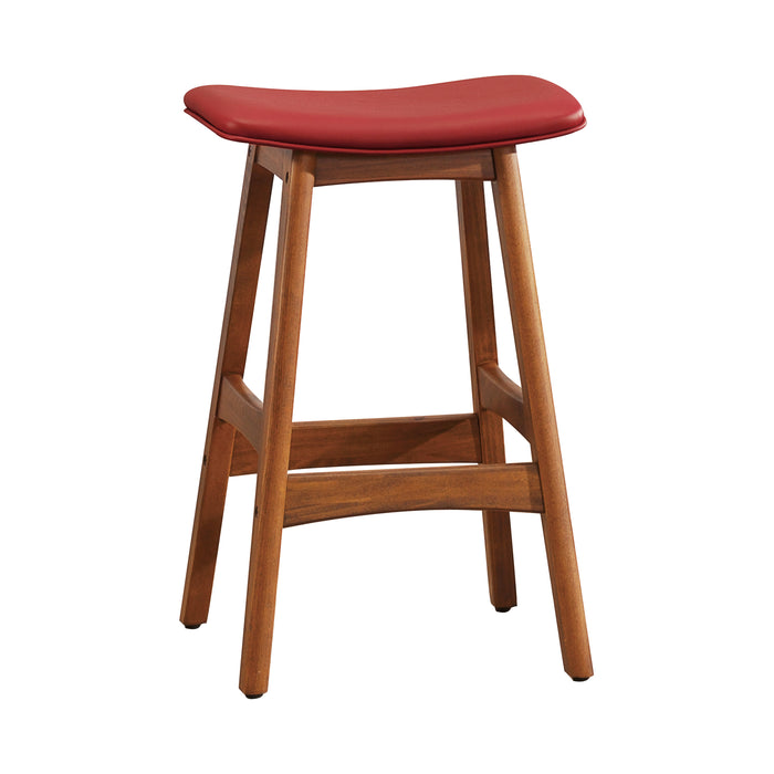 Ride - Counter Height Stool, Matt Red