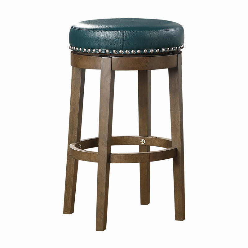 Westby - Round Swivel Pub Height Stool, Green