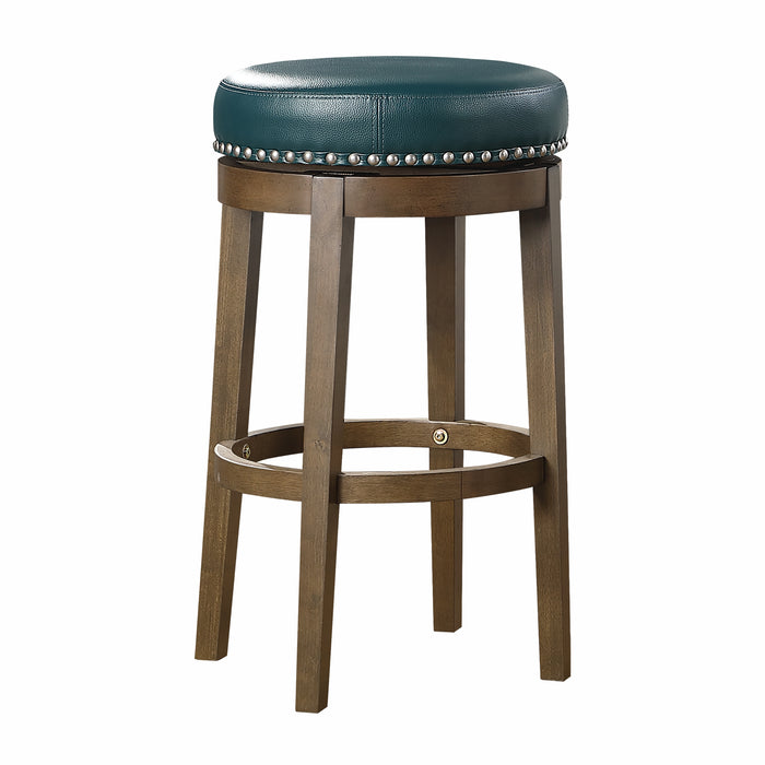 Westby - Round Swivel Pub Height Stool, Green