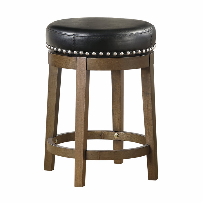 Westby - Round Swivel Counter Height Stool, Black
