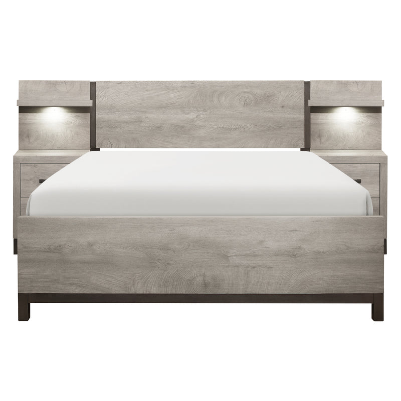 Zephyr - 5pc Set Queen Wall Bed (QB+2NS+2NS-P)