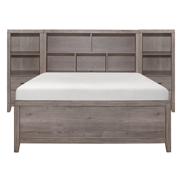 Woodrow - 4pc Set Queen Wall Bed with Toy Boxes (QB+2PNS+QT)
