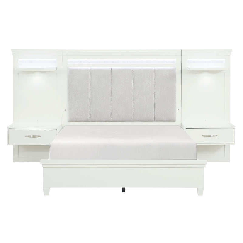 Kidman - 3pc Set Queen Wall Bed (QB+2TNS)