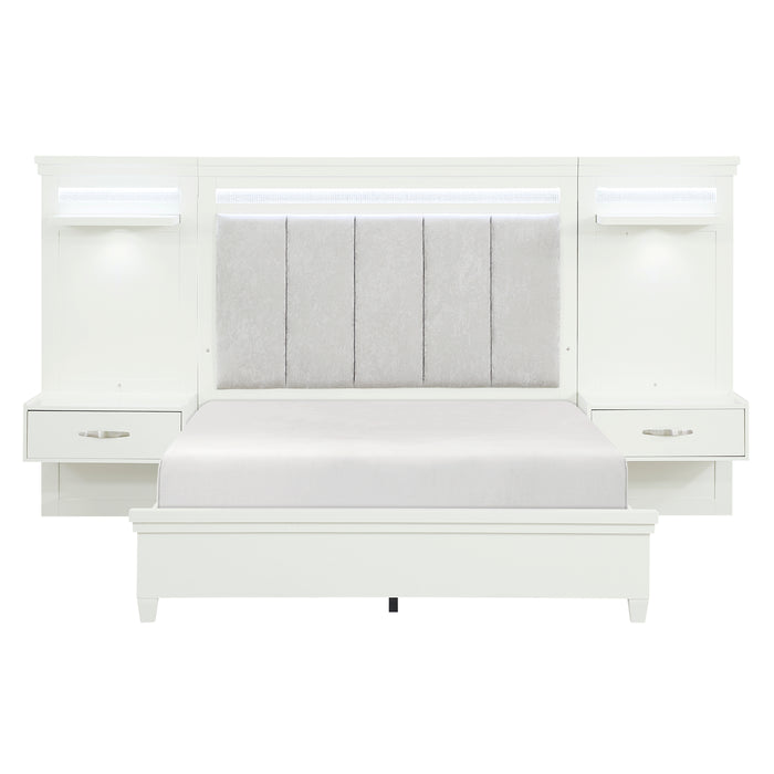 Kidman - 3pc Set Queen Wall Bed (QB+2TNS)