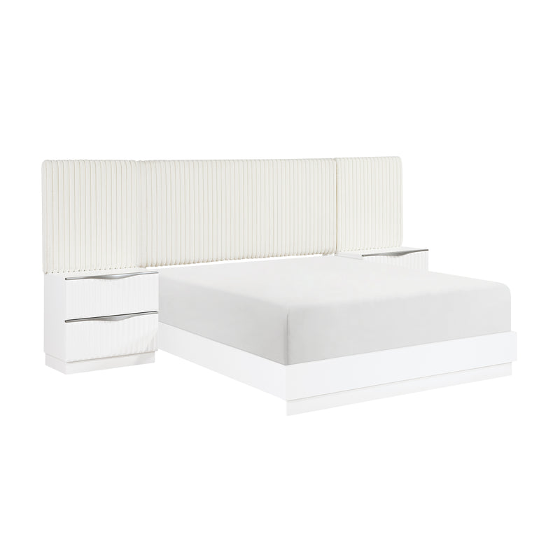 Linea - 5pc Set Queen Wall Bed (QB+2NS+2NS-P)