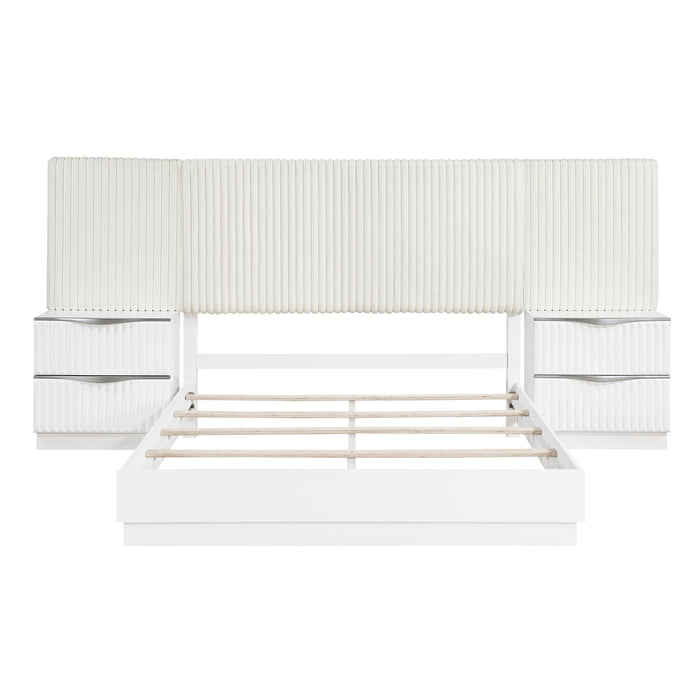 Linea - 5pc Set California King Wall Bed (CK+2NS+2NS-P)