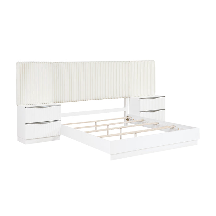 Linea - 5pc Set California King Wall Bed (CK+2NS+2NS-P)
