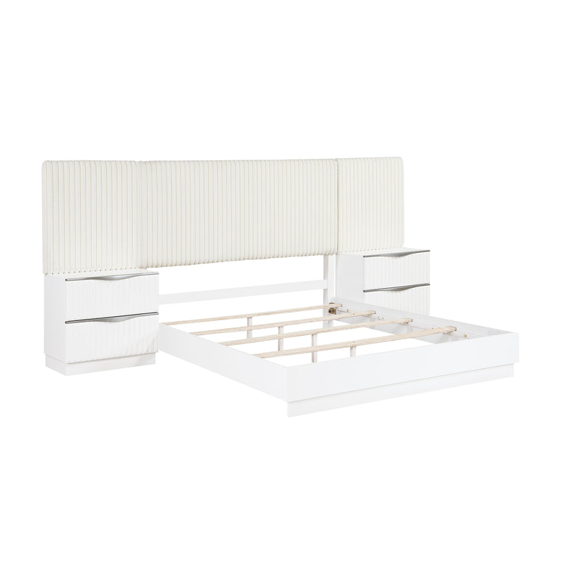 Linea - 5pc Set Eastern King Wall Bed (EK+2NS+2NS-P)