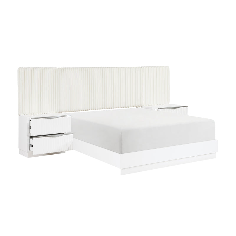 Linea - 5pc Set Eastern King Wall Bed (EK+2NS+2NS-P)