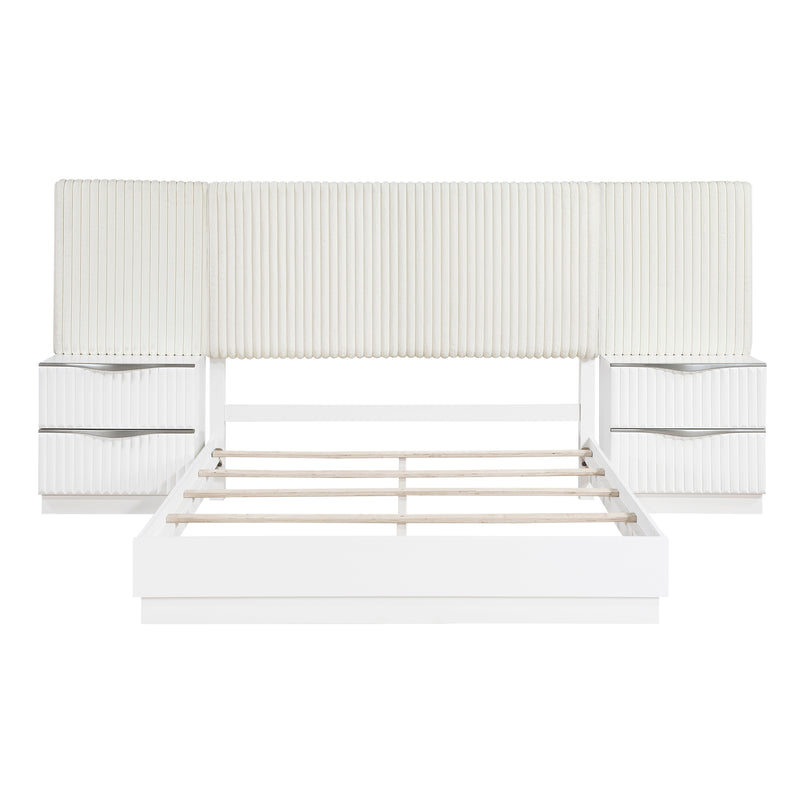Linea - 5pc Set Eastern King Wall Bed (EK+2NS+2NS-P)