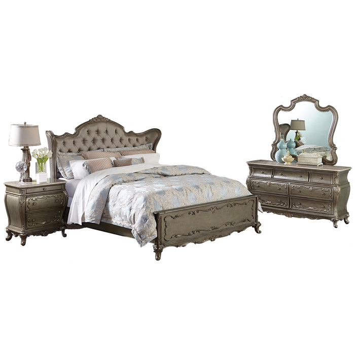Florentina - (3)Queen Wing Bed