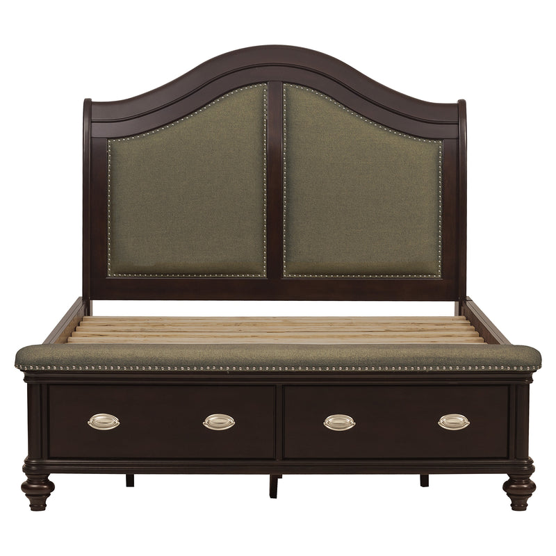 Marston - (3)Queen Sleigh Platform Bed