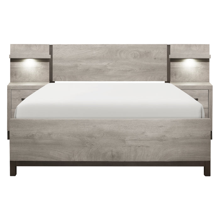 Zephyr - 5pc Set California King Wall Bed (CKB+2NS+2NS-P)