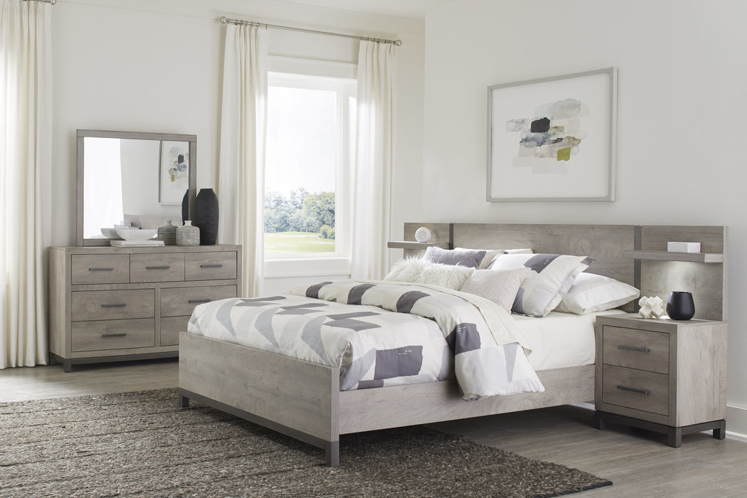 Zephyr - 5pc Set California King Wall Bed (CKB+2NS+2NS-P)