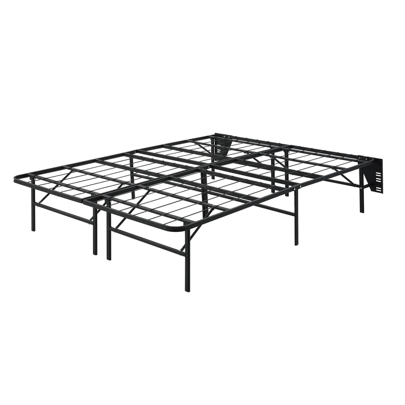 Elevated - Full Foldable Metal Platform Bed Frame, Toolless