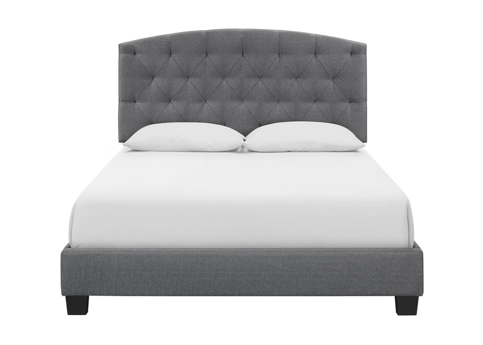 - Full Platform Bed in a Box, Gray