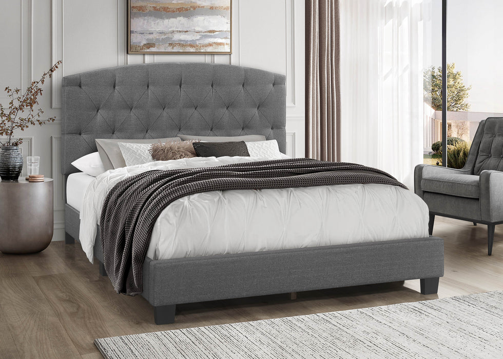 - Full Platform Bed in a Box, Gray