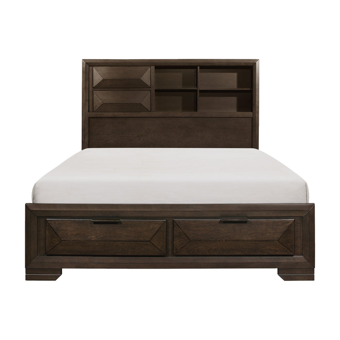 Chesky - (3)Eastern King Platform Bed with Footboard Storage