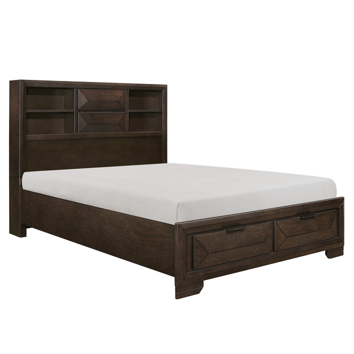 Chesky - (3)Eastern King Platform Bed with Footboard Storage