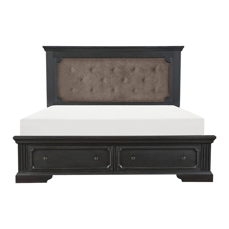 Bolingbrook - (3)Eastern King Platform Bed with Footboard Storage