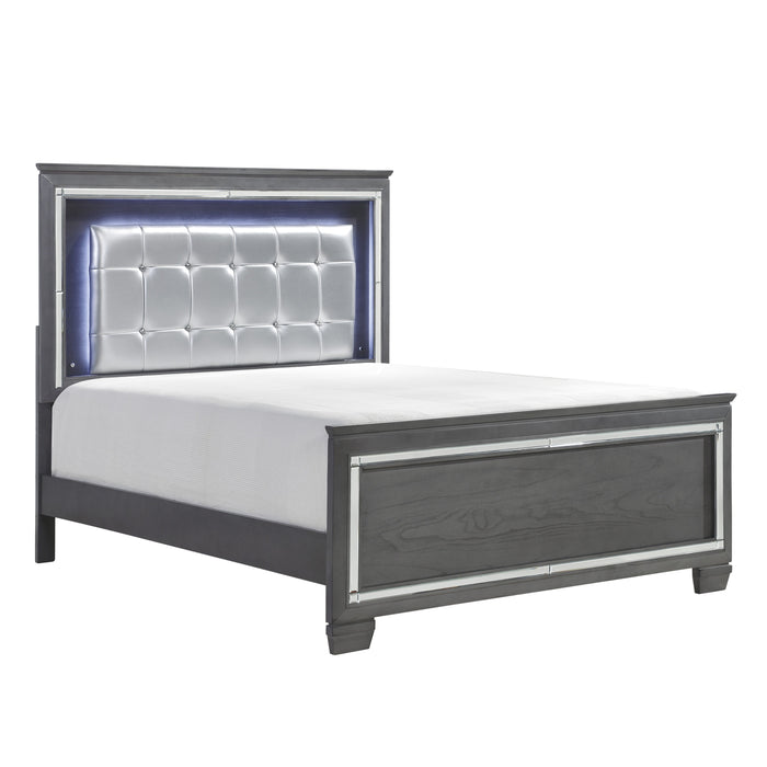 Allura - (3)California King Bed, LED Lighting