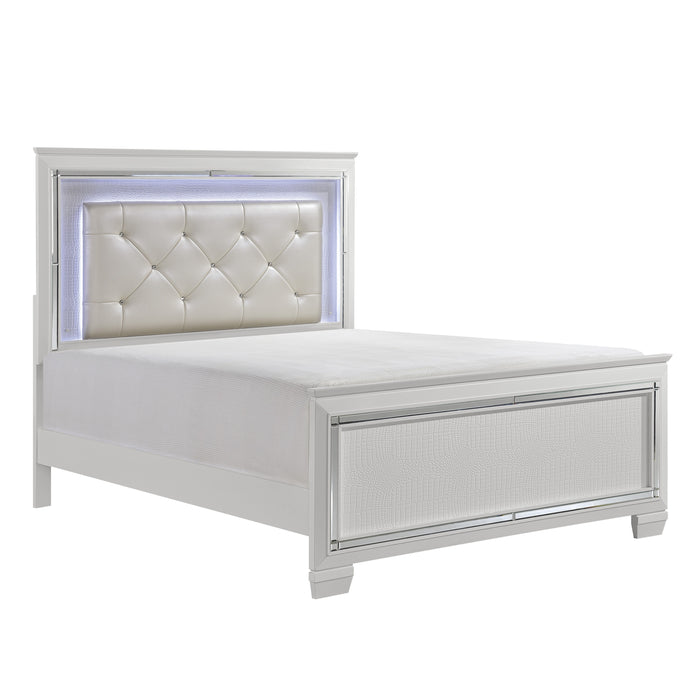 Allura - (3)Eastern King Bed, LED Lighting