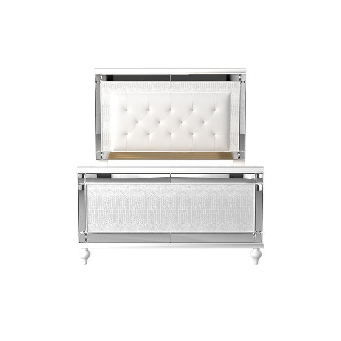 Alonza - (3)Queen Bed, LED Lighting