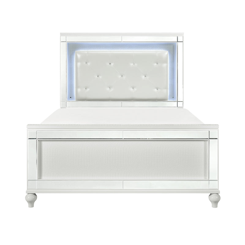 Alonza - (3)California King Bed, LED Lighting