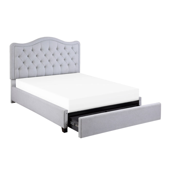 Toddrick - (4) California King Platform Bed with Storage Drawers