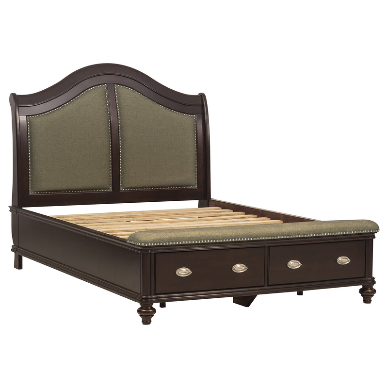 Marston - (3)Eastern King Sleigh Platform Bed