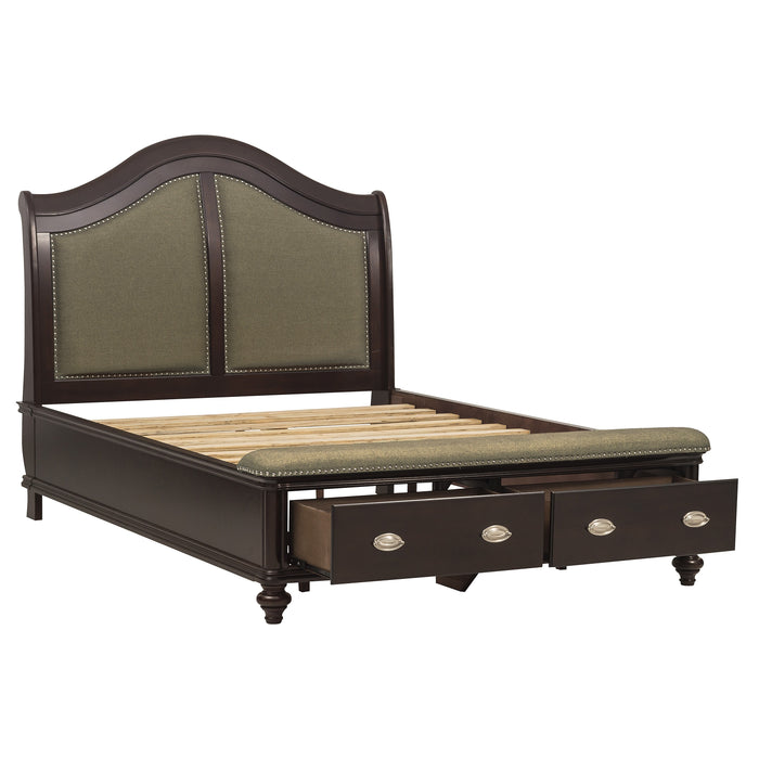 Marston - (3)Eastern King Sleigh Platform Bed