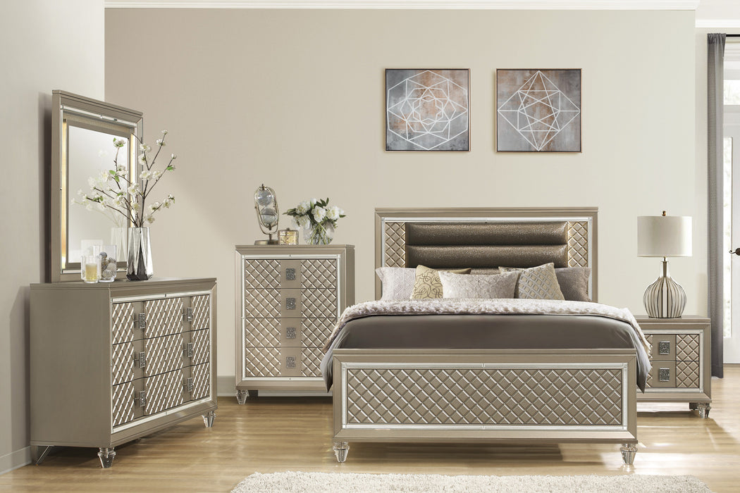 Loudon - (3) Full Platform Bed