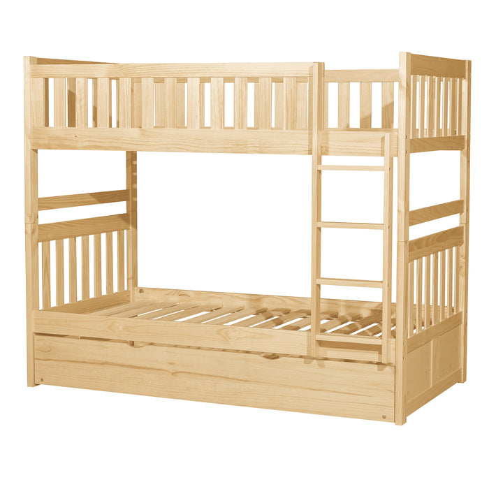 Bartly - (4) Twin/Twin Bunk Bed with Twin Trundle