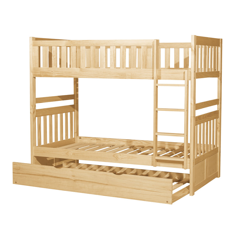 Bartly - (4) Twin/Twin Bunk Bed with Twin Trundle