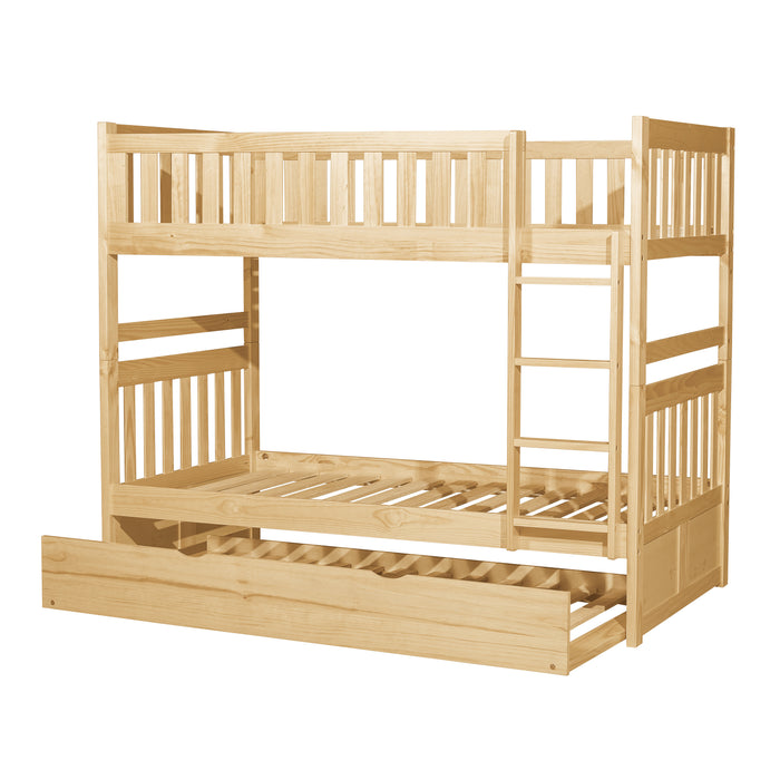 Bartly - (4) Twin/Twin Bunk Bed with Twin Trundle