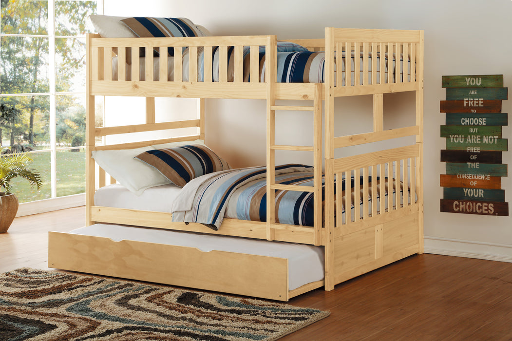 Bartly - (4) Full/Full Bunk Bed with Twin Trundle