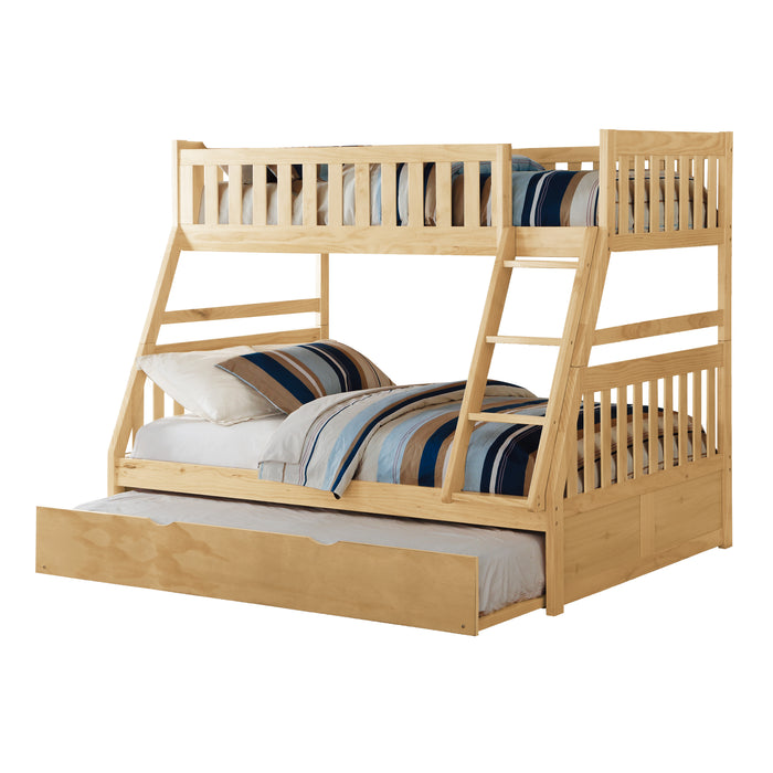Bartly - (4) Twin/Full Bunk Bed with Twin Trundle