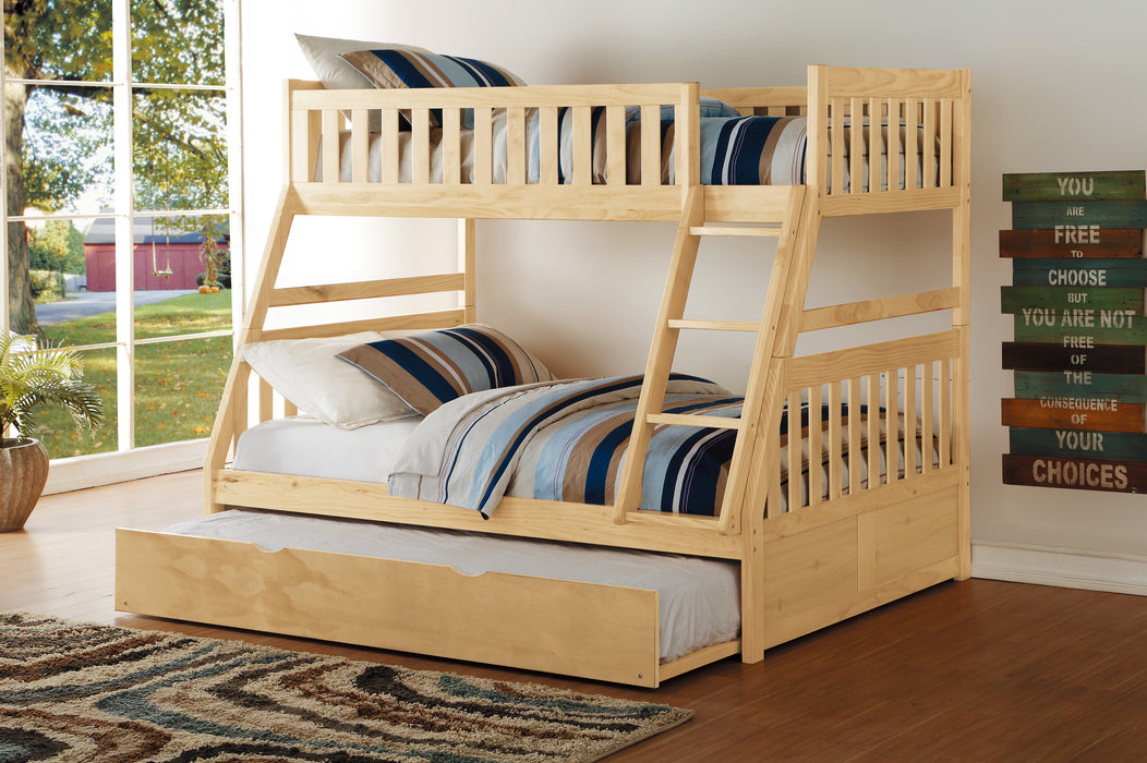 Bartly - (4) Twin/Full Bunk Bed with Twin Trundle