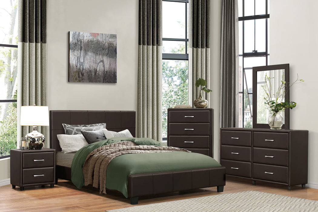 Lorenzi - (2)Queen Platform Bed