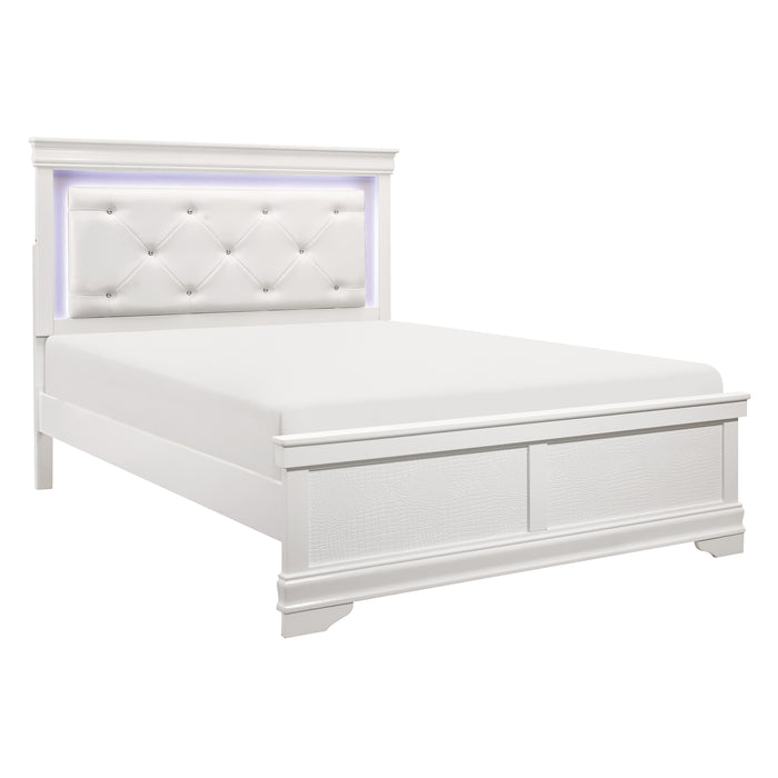 Lana - (2) California King Bed with LED Lighting