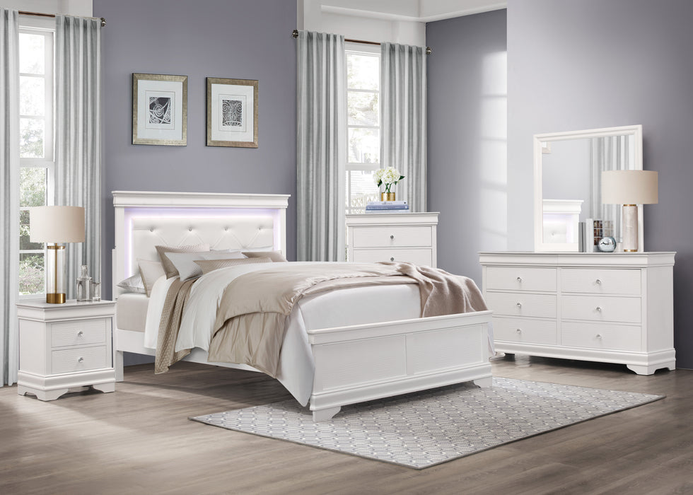 Lana - (2) California King Bed with LED Lighting