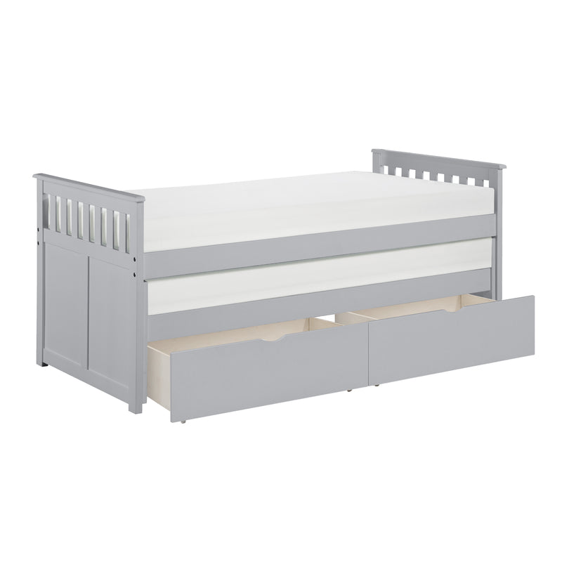 Orion - (4) Twin/Twin Bed with Storage Boxes