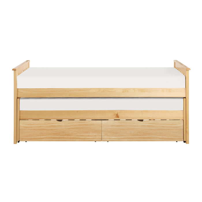 Bartly - (4) Twin/Twin Bed with Storage Boxes