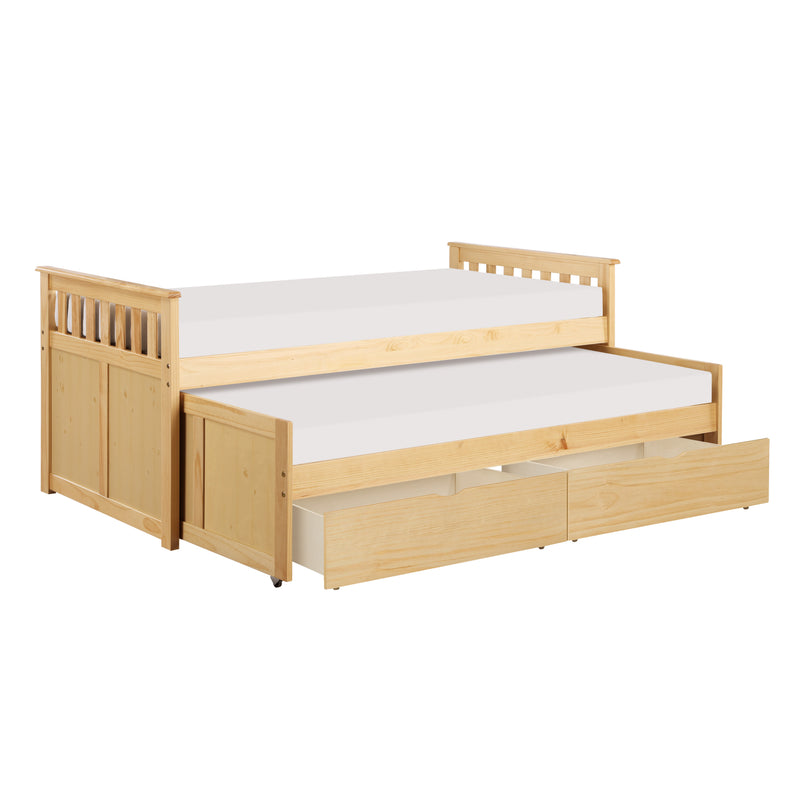 Bartly - (4) Twin/Twin Bed with Storage Boxes