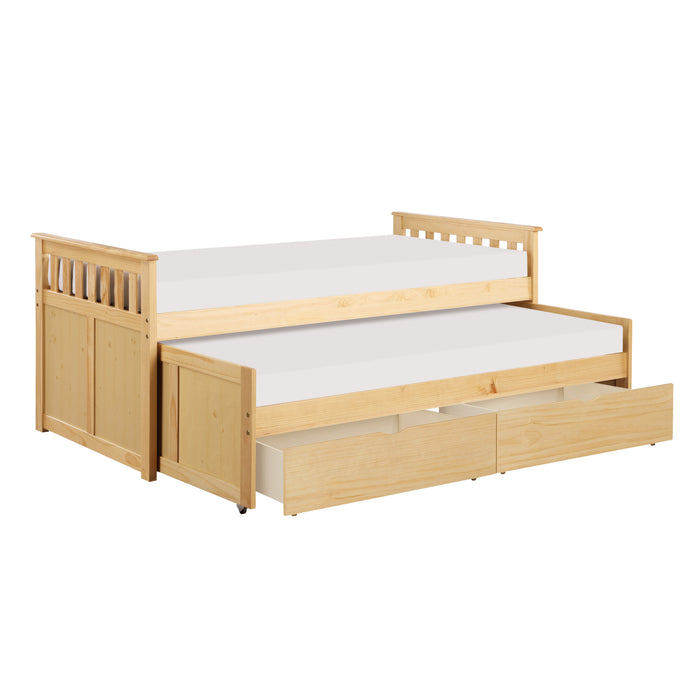 Bartly - (4) Twin/Twin Bed with Storage Boxes