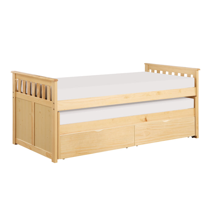 Bartly - (4) Twin/Twin Bed with Storage Boxes