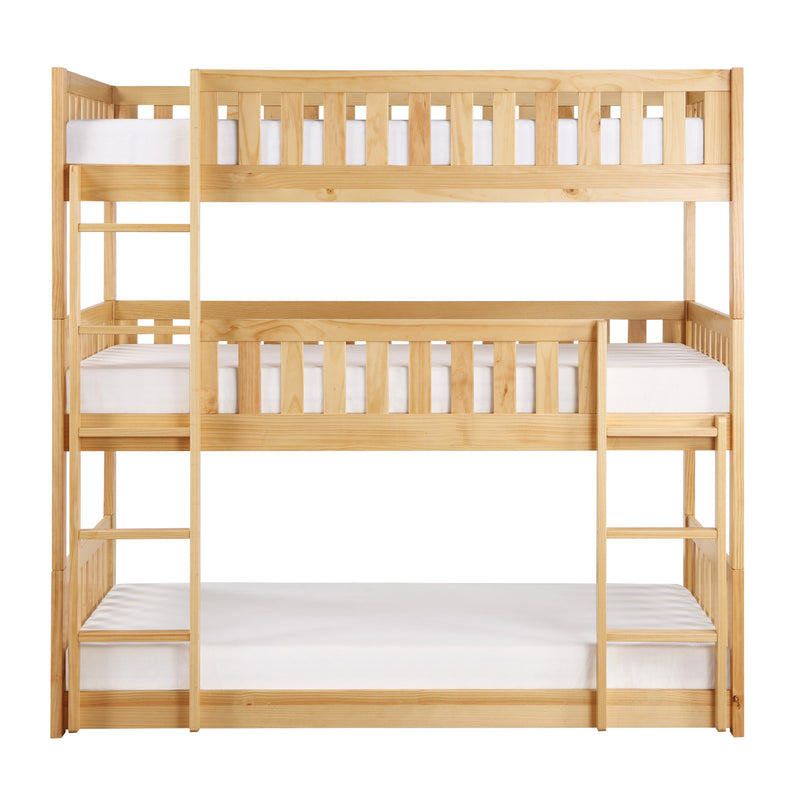 Bartly - (3) TRIPLE BUNK BED