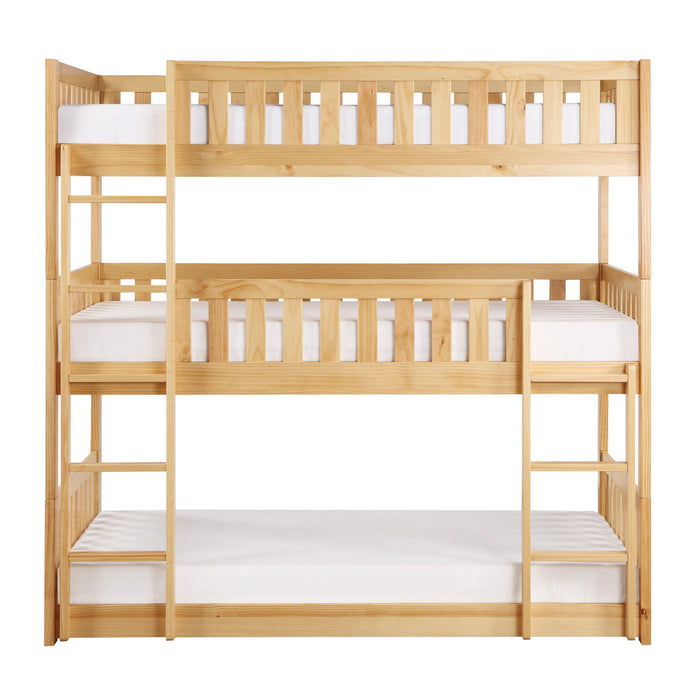 Bartly - (3) TRIPLE BUNK BED